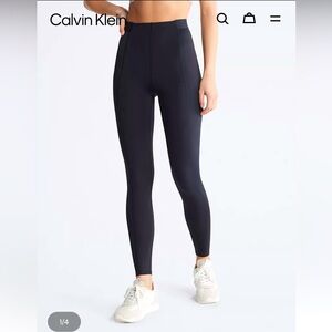 Calvin Klein Ribbed High Waist 7/8 Leggings, XS, NWT